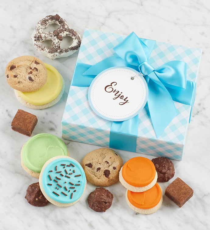 Cheryl’s Treats Gift Box with Message Tag - Enjoy